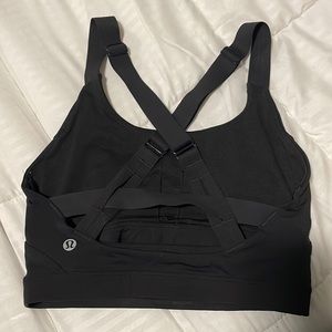 Lululemon black Strappy sports bra 4